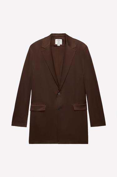 FLUID BLAZER LUDOVIC DE SAINT SERNIN x ZARA - Brown by Zara