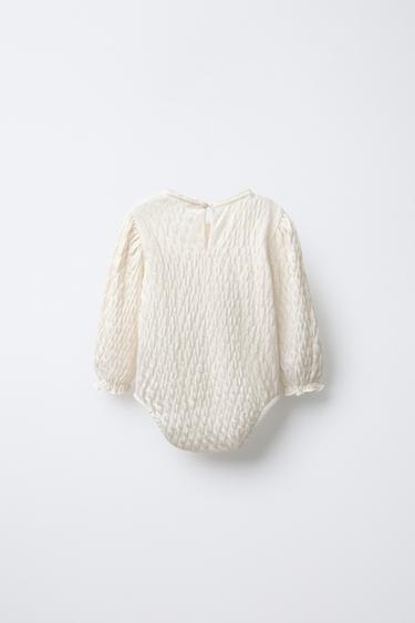 BODY EN DENTELLE - Écru de Zara - Image 1