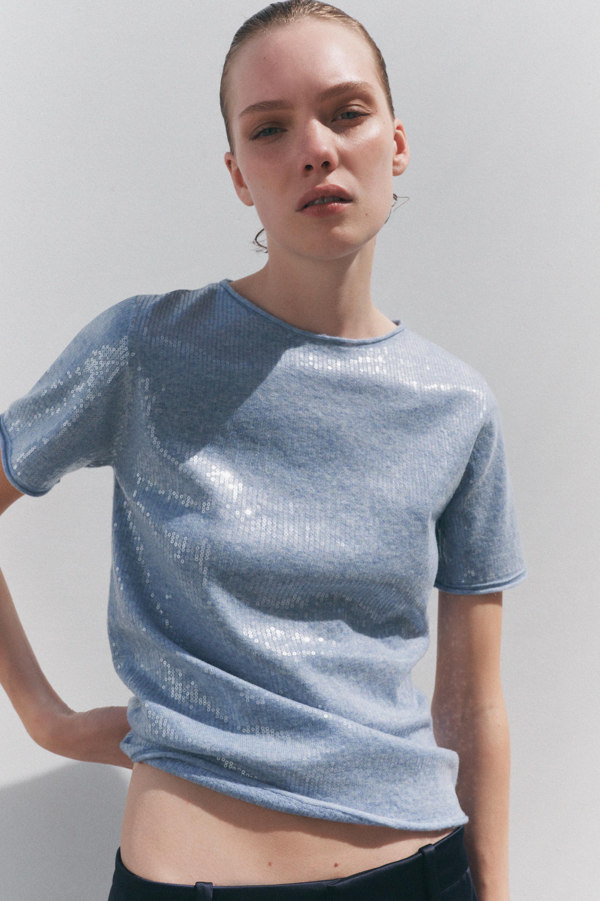 ZARA - 新品 ♡ ZARA 緑 キラキラ グリーン スパンコール