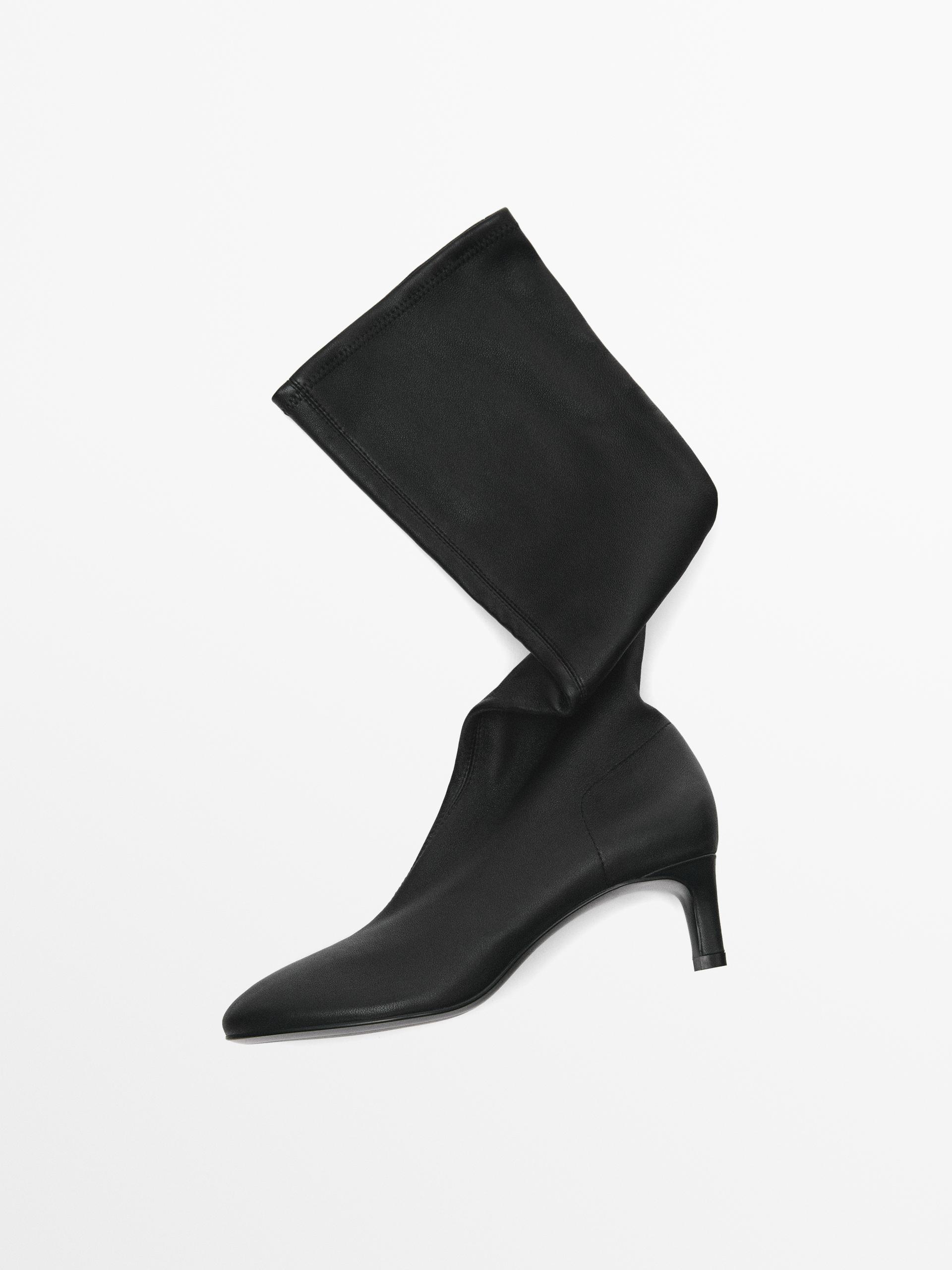 Peep orders toe stretch booties