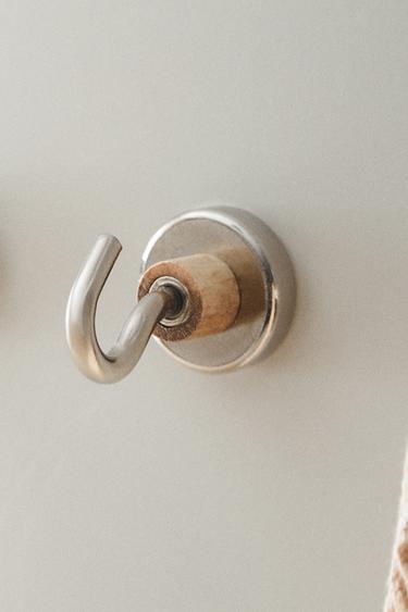 PACK DE 3 COLGADORES IMANTADOS - Acero de Zara