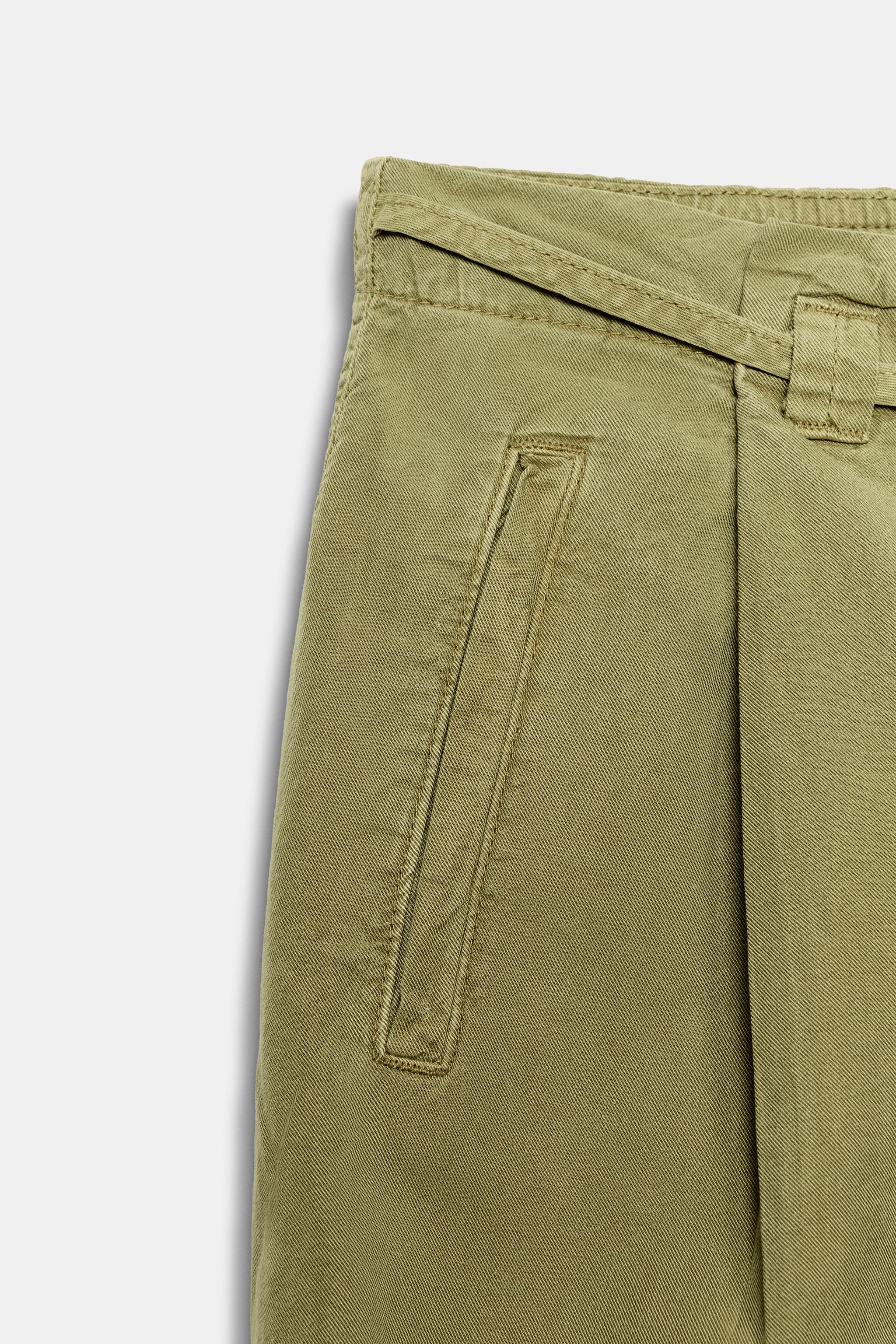 Женские брюки Zara ZW COLLECTION JOGGER PANTS — фото 9