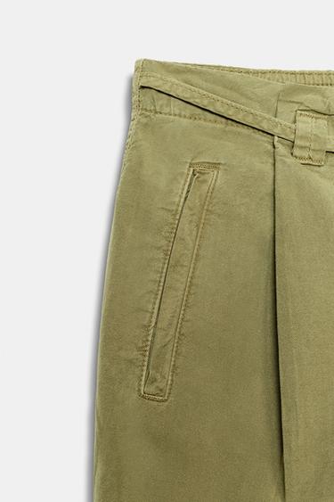 PANTALON ZW COLLECTION - Kaki de Zara - Image 8