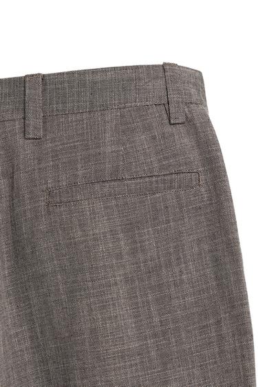 PANTALÓN TRAJE ESTRUCTURA - Marrón claro de Zara