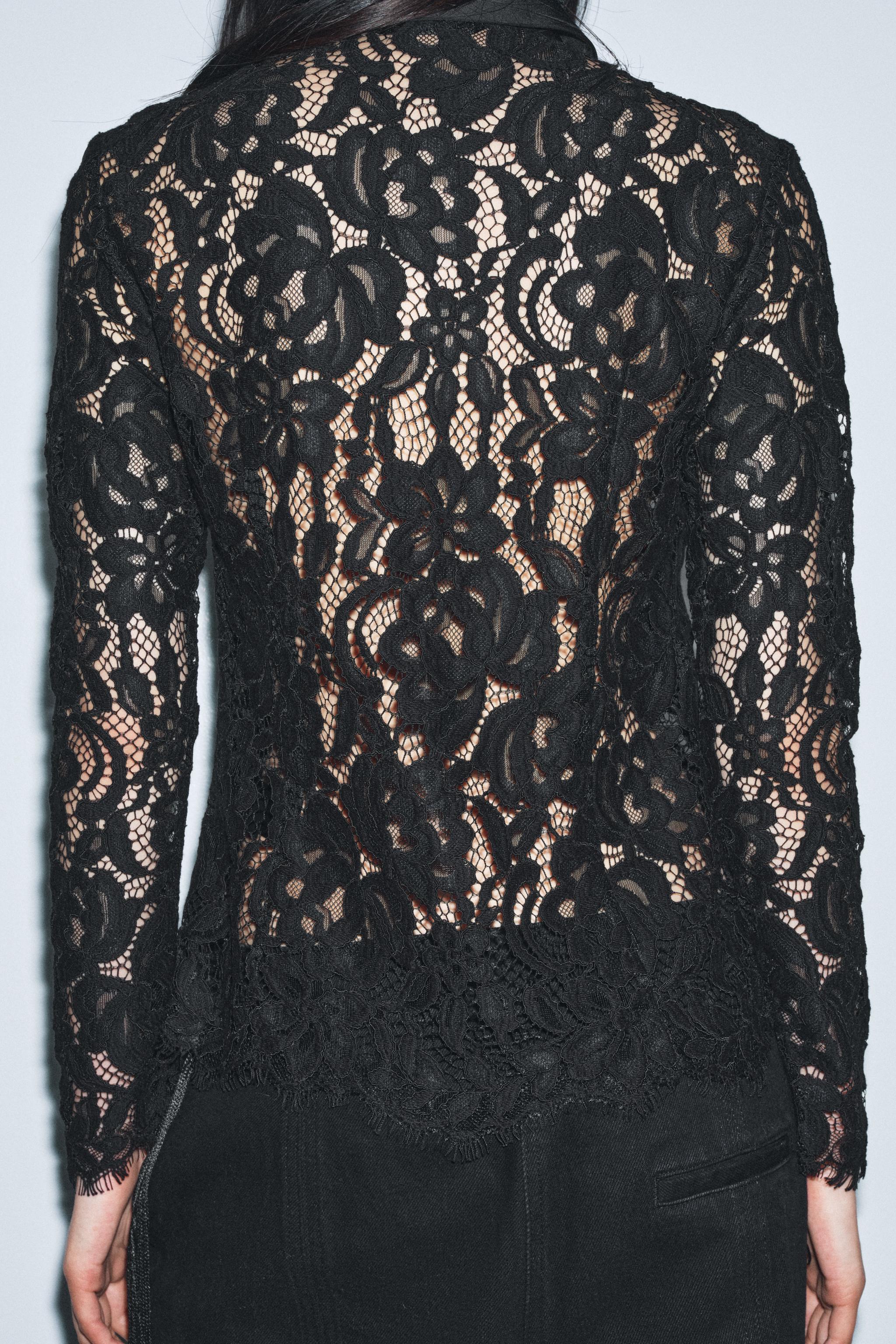 ZW COLLECTION LACE SHIRT