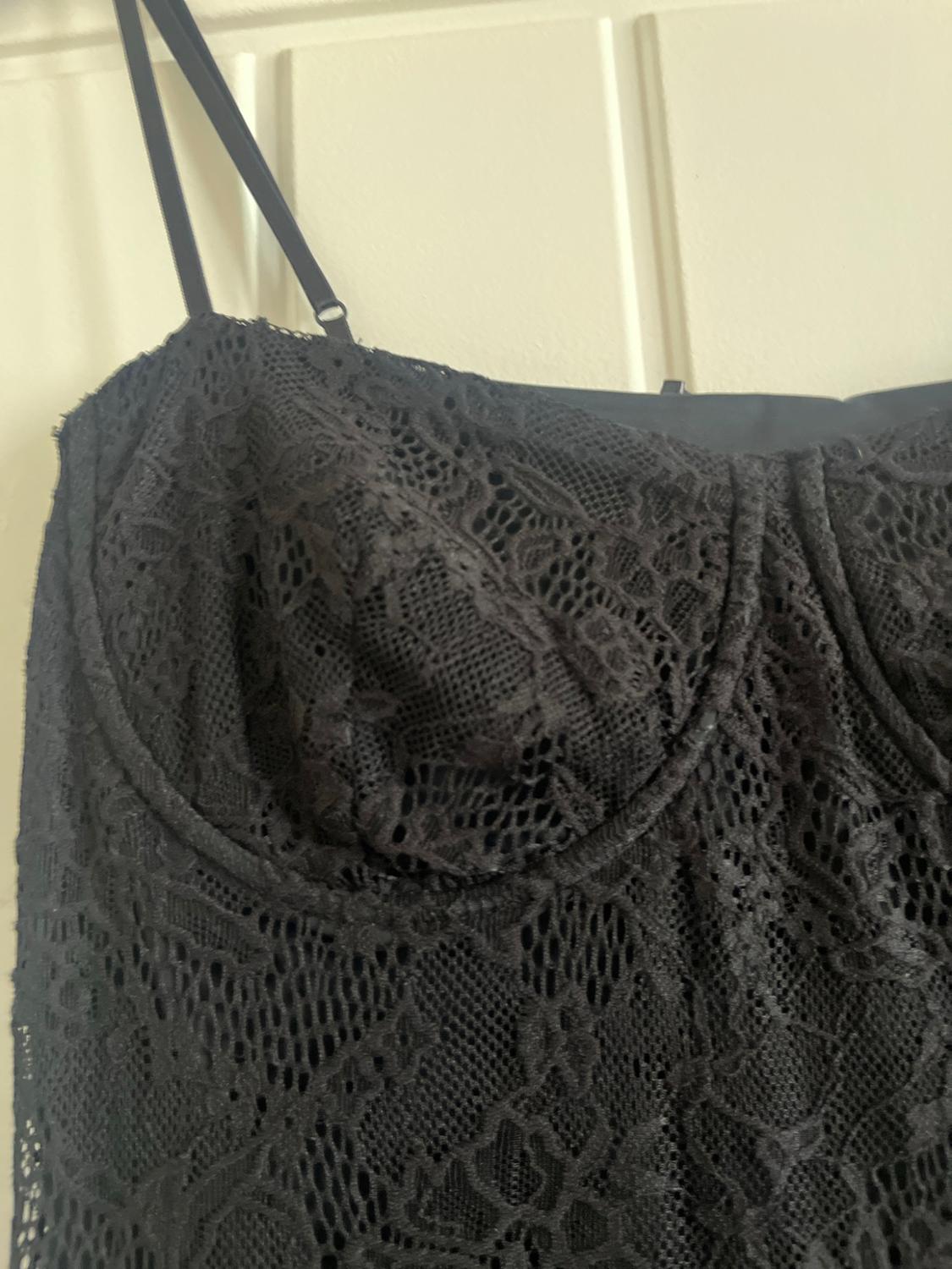 UNDERWIRE LACE MIDI DRESS - Image 2