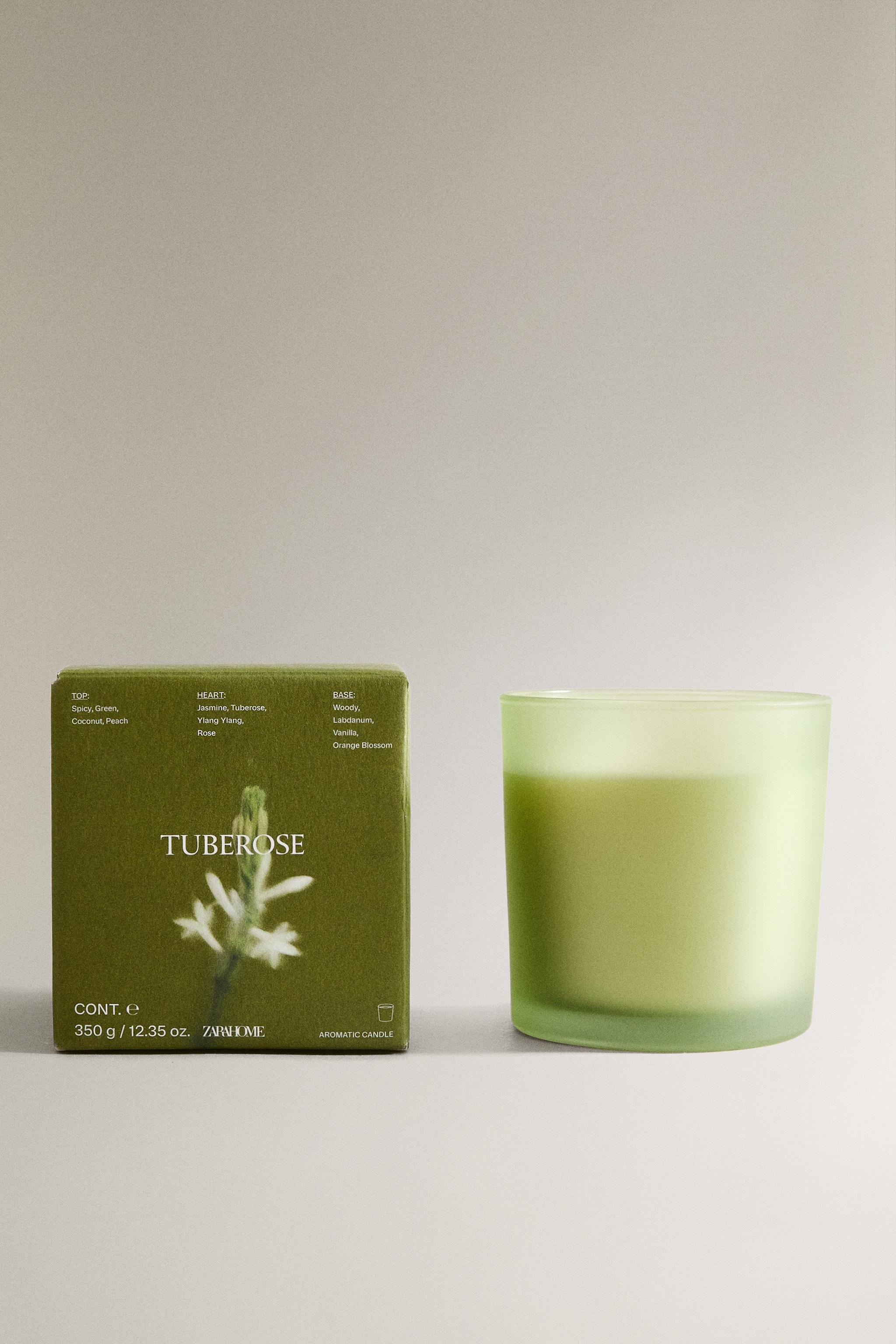 G) BOUGIE PARFUMÉE TUBEROSE