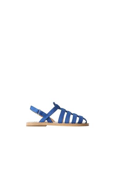 CANGREJERA PIEL - Azul de Zara