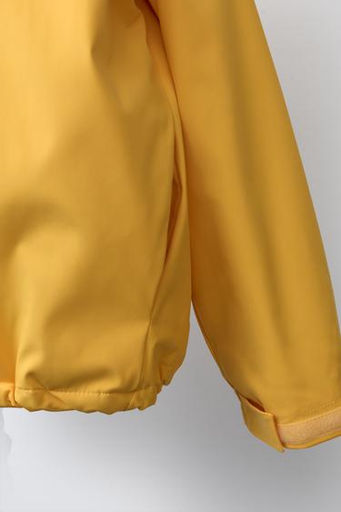 WATER-RESISTANT AND WINDPROOF JACKET - Yellow by Zara - Image 5