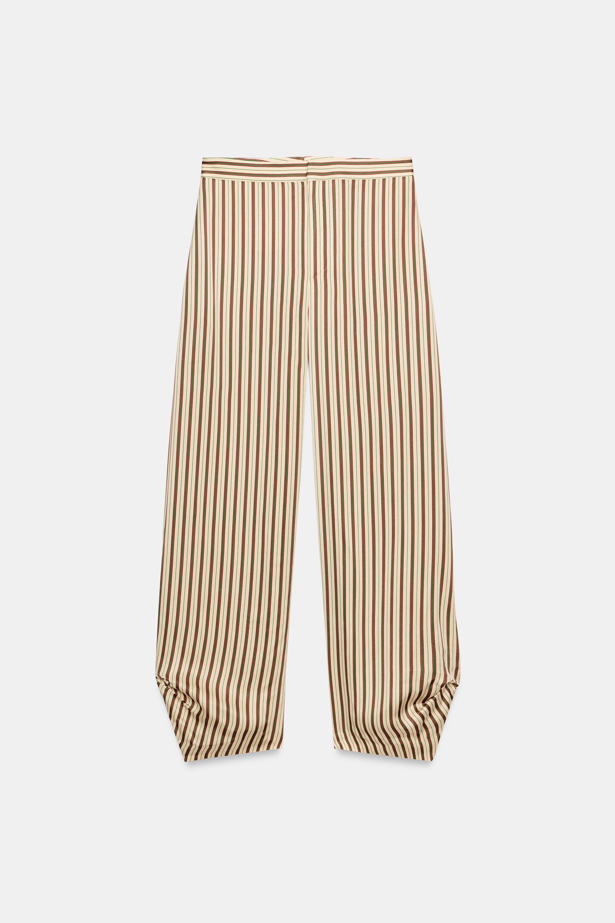ZW COLLECTION STRIPED BALLOON PANTS