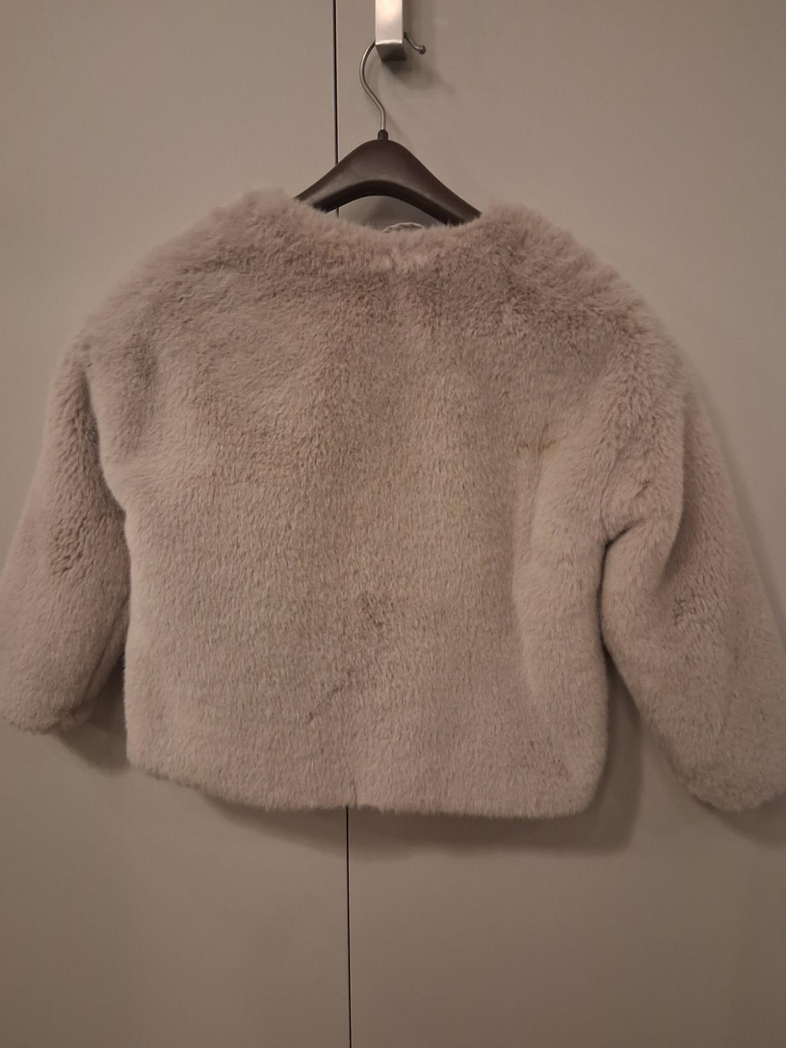 FAUX FUR 3/4 LENGTH COAT - Image 2