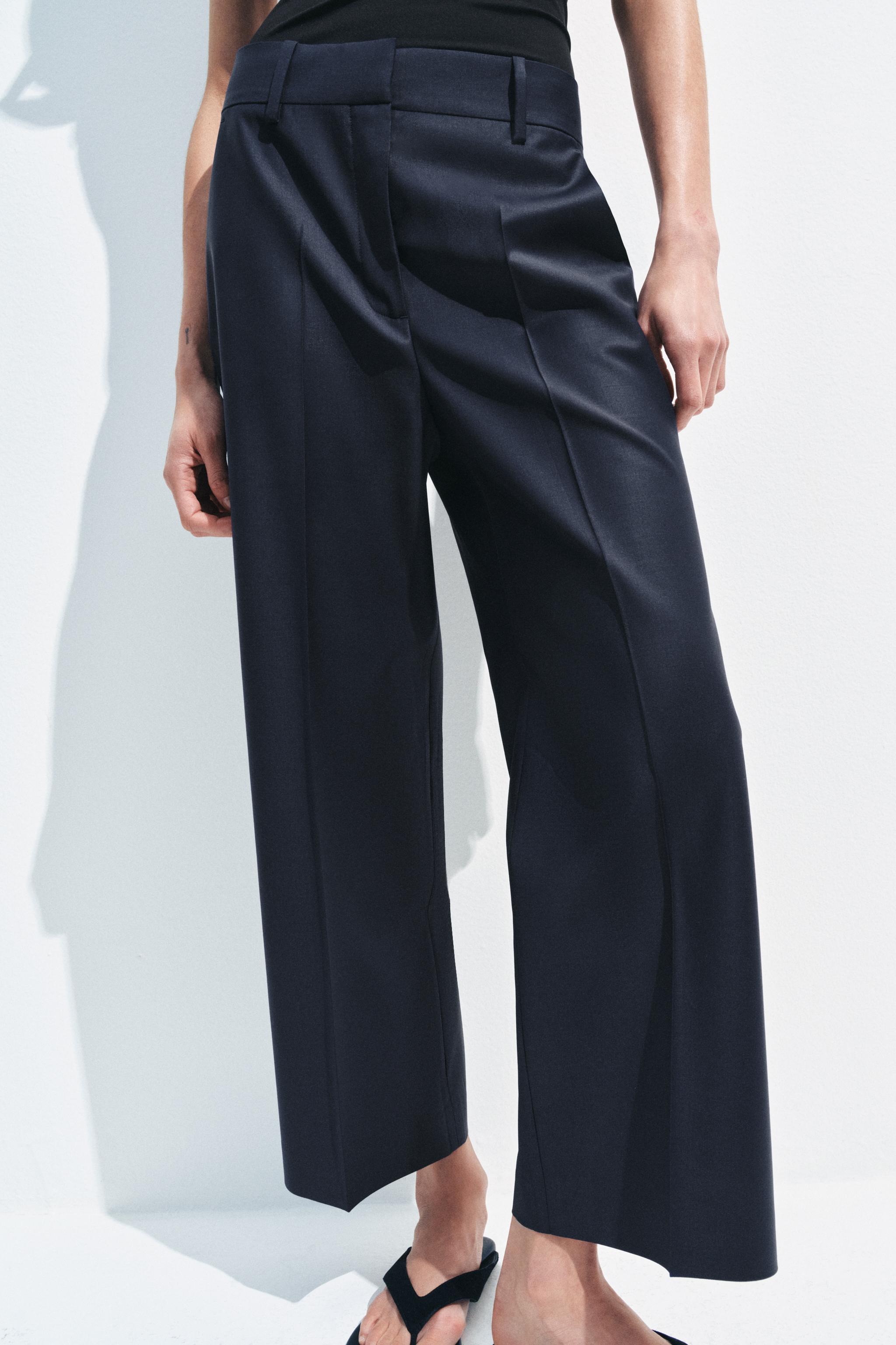 ZW COLLECTION YÜN KARIŞIMLI ÜTÜ İZLİ PANTOLON