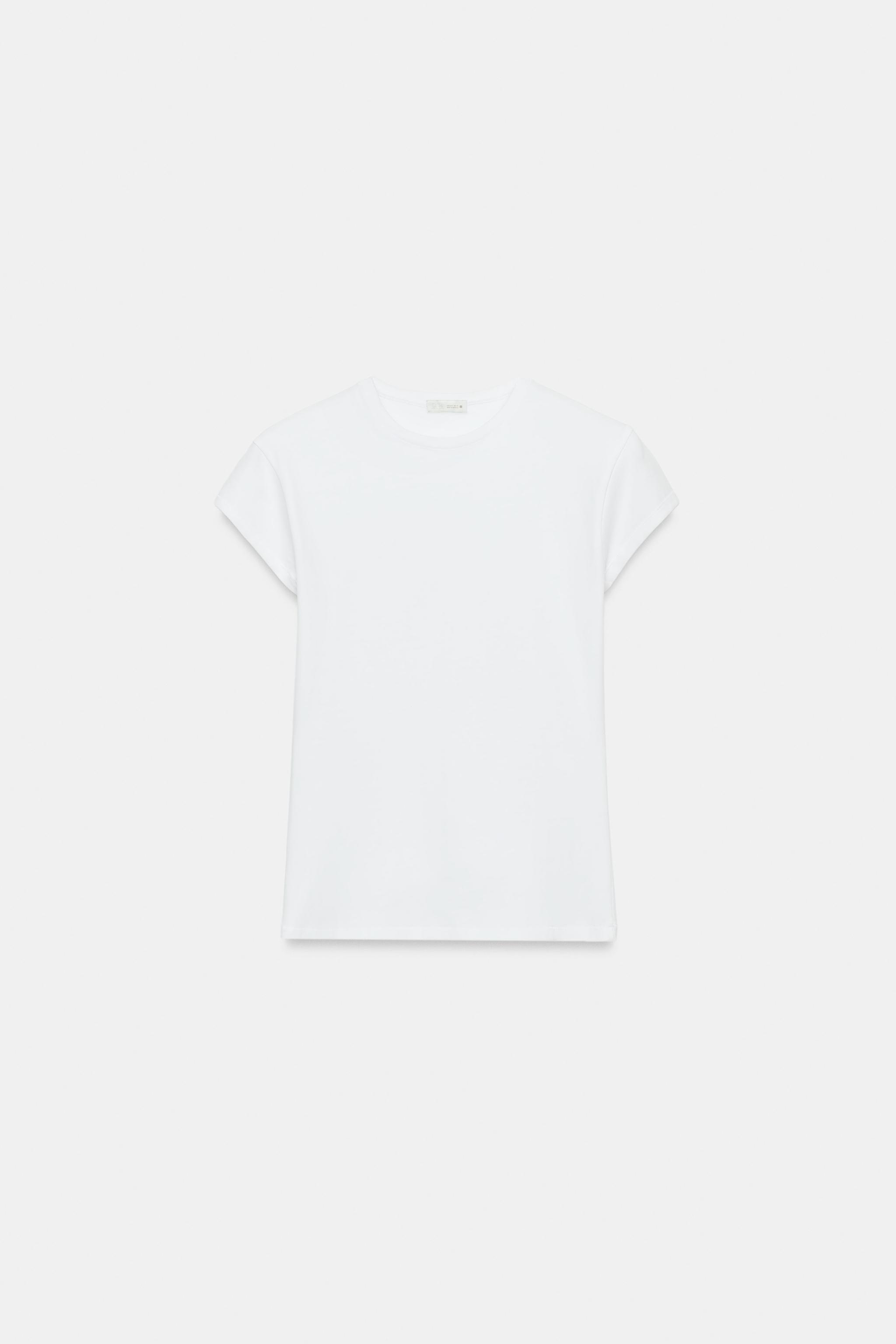 FITTED SHORT-SLEEVE T-SHIRT — White