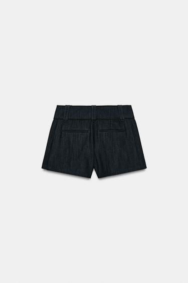 JUPE-PANTALON À LISERÉS CONTRASTANTS - Indigo de Zara - Image 7
