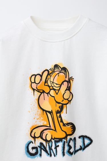 GRAFFITI GARFIELD © PAWS INC T-SHIRT - White by Zara - Image 2