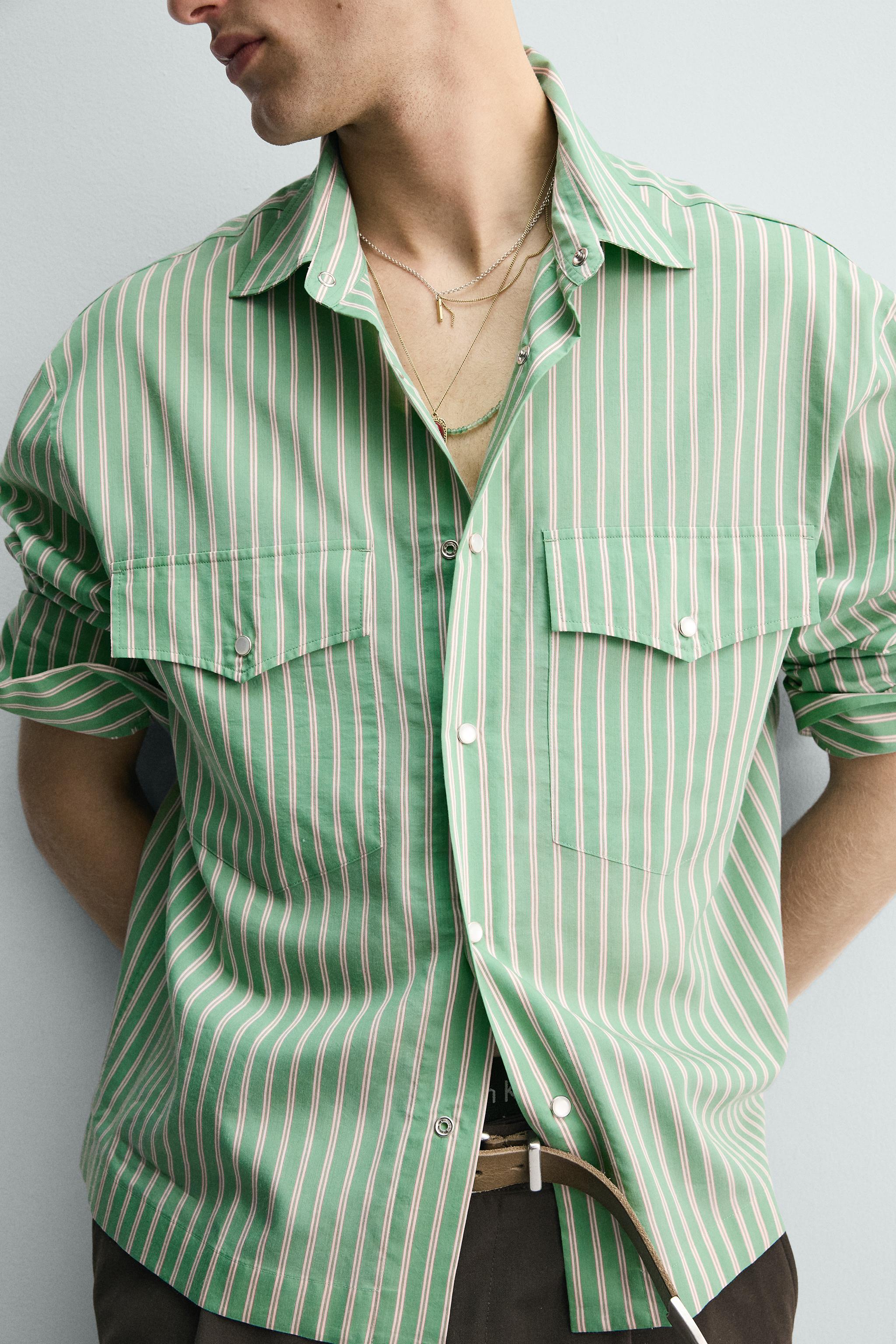CHEMISE RELAXED FIT À RAYURES