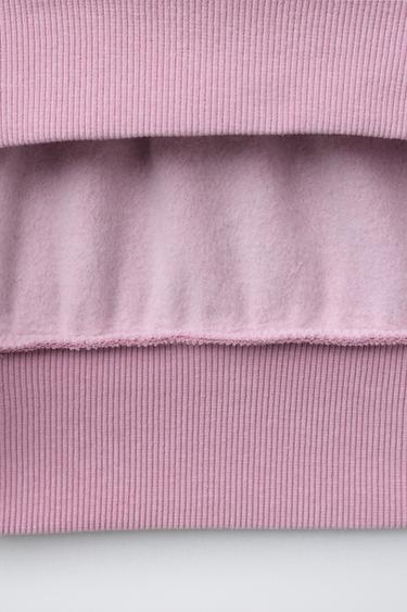 SWEAT À CAPUCHE CLOUS - Rose de Zara - Image 3