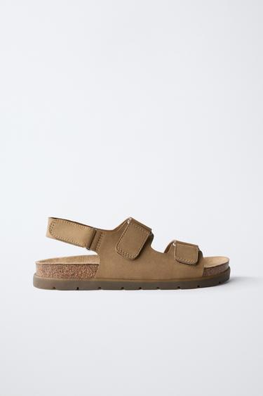 STRAPPY SANDALS - Brown by Zara
