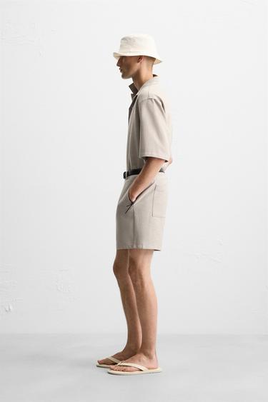 CHEMISE POLO RELAXED FIT - Gris moyen de Zara - Image 3