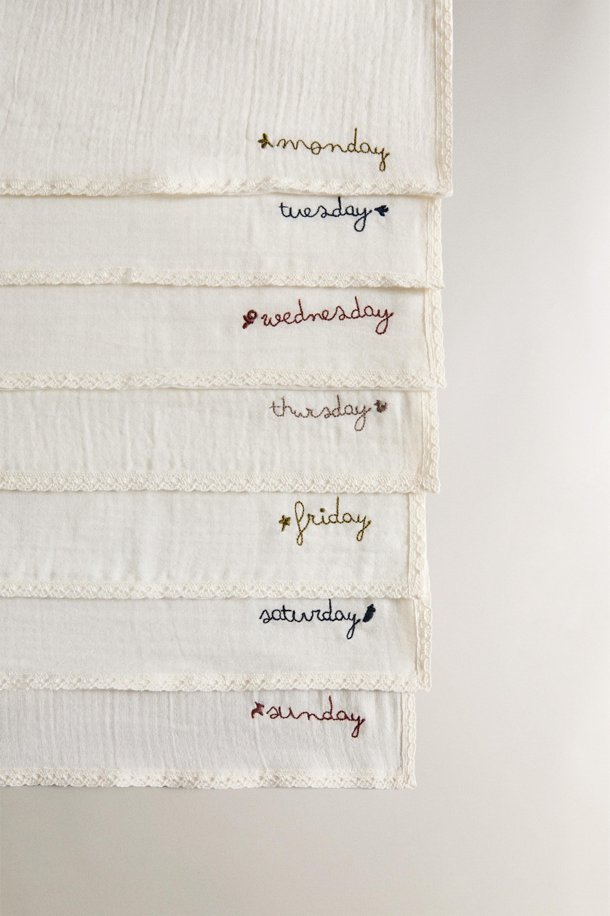 BABY MUSLIN CLOTHS (PACK OF 7)