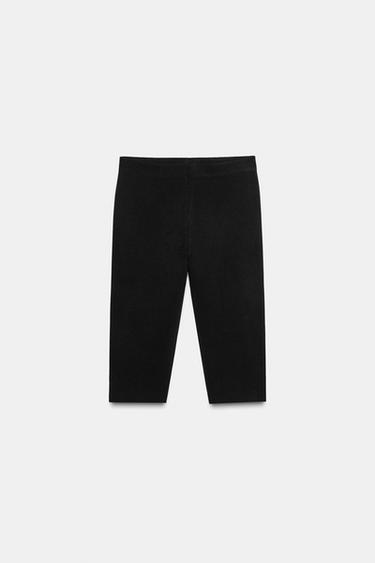 PANTALÓN CAPRI PUNTO - Negro de Zara