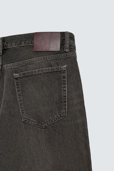 STRAIGHT-LEG JEANS - Brown by Zara - Image 9