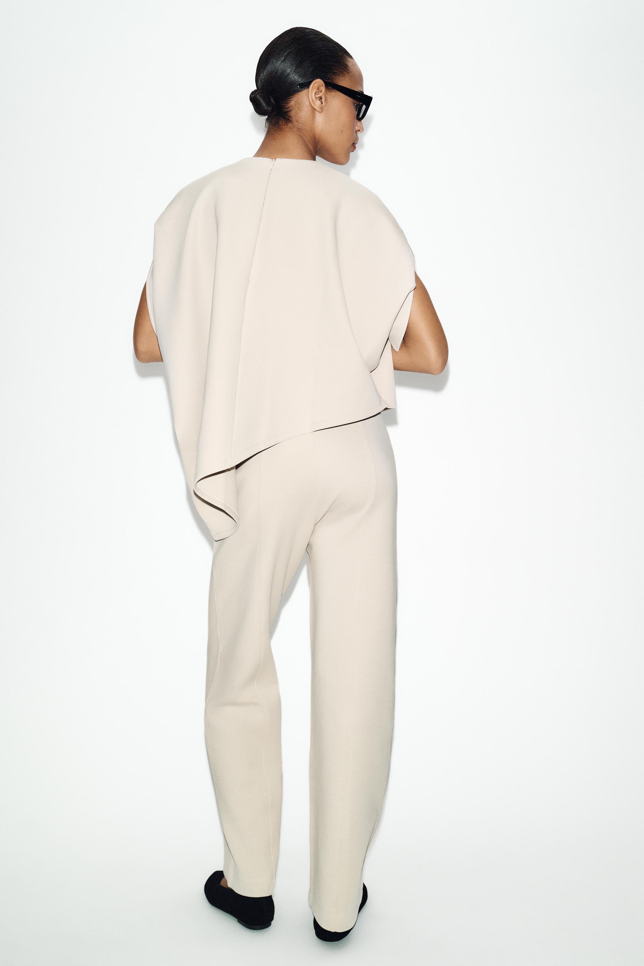 インターロックストレートパンツ - エクリュ | ZARA Japan / 日本