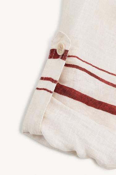 SHRT MD DRSS - Ecru / Red by Zara - Image 6