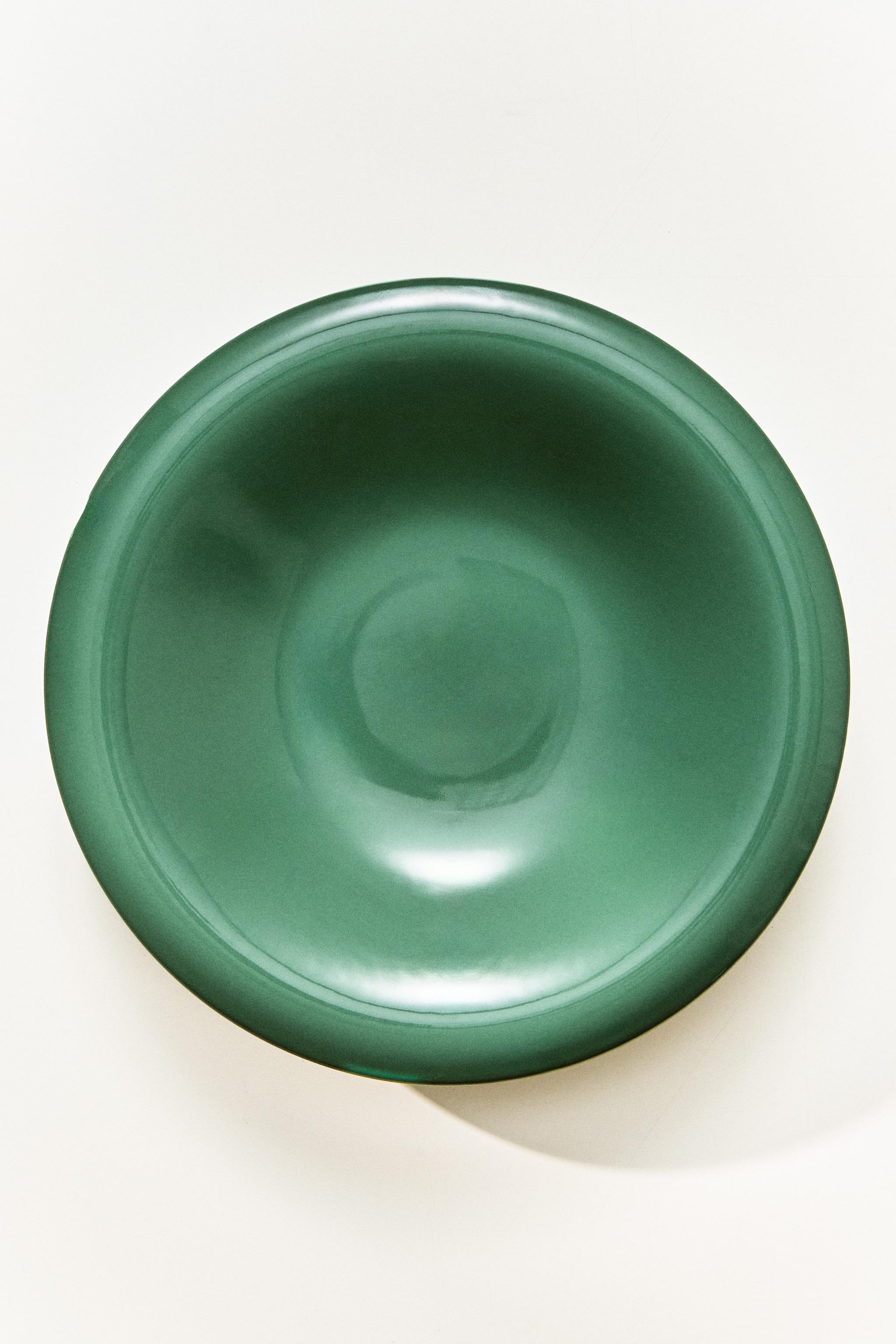 ENAMELLED STONEWARE SOUP PLATE - Green | ZARA United States