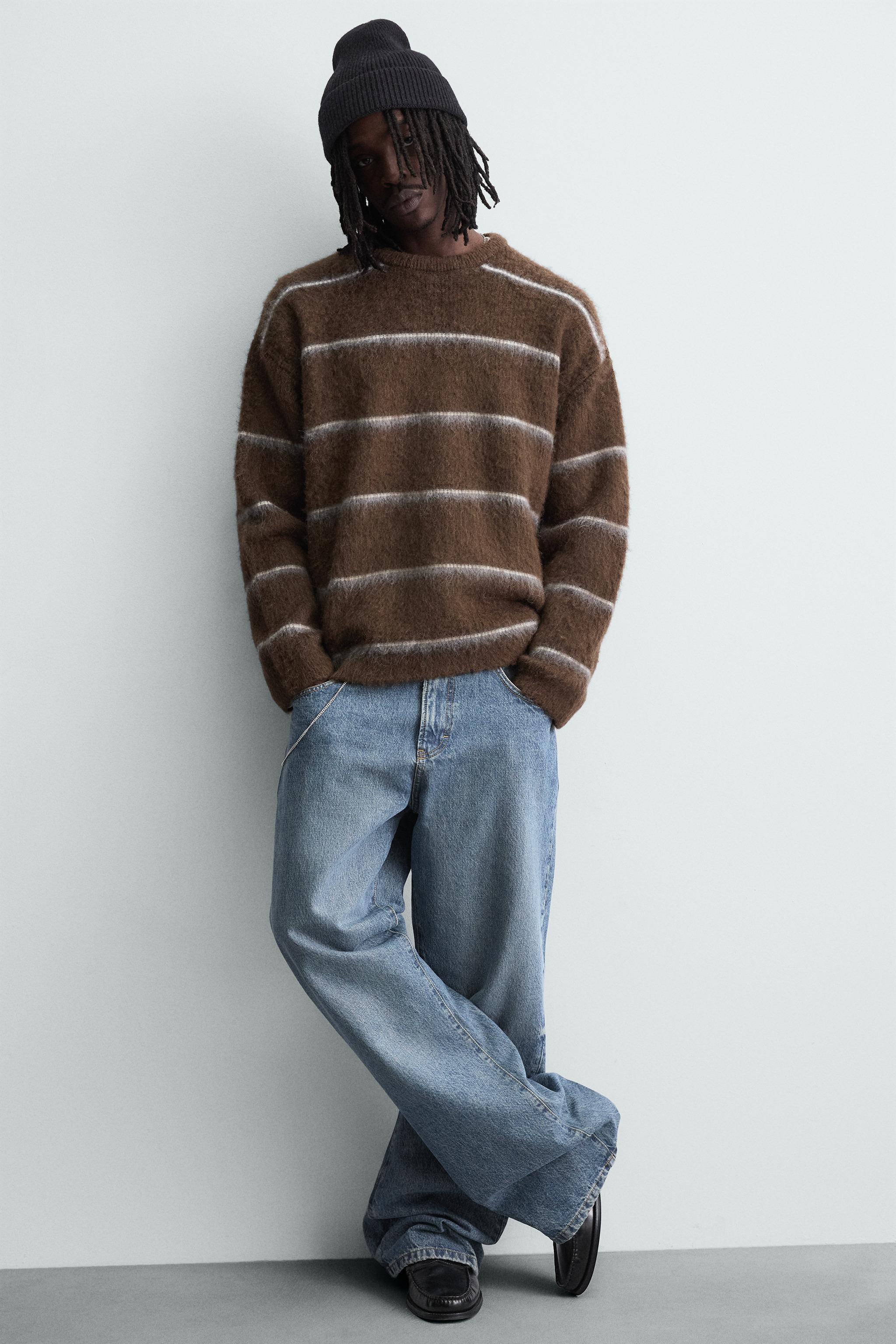 STRIPED TEXTURED JUMPER