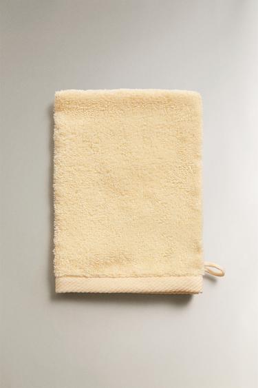 COTTON TERRY BATH MITT – Világossárga a ZARA-tól