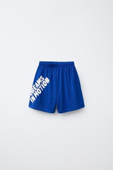 6-14 YEARS/ CAR T-SHIRT AND BERMUDA PYJAMAS - Electric blue by Zara - Image 3