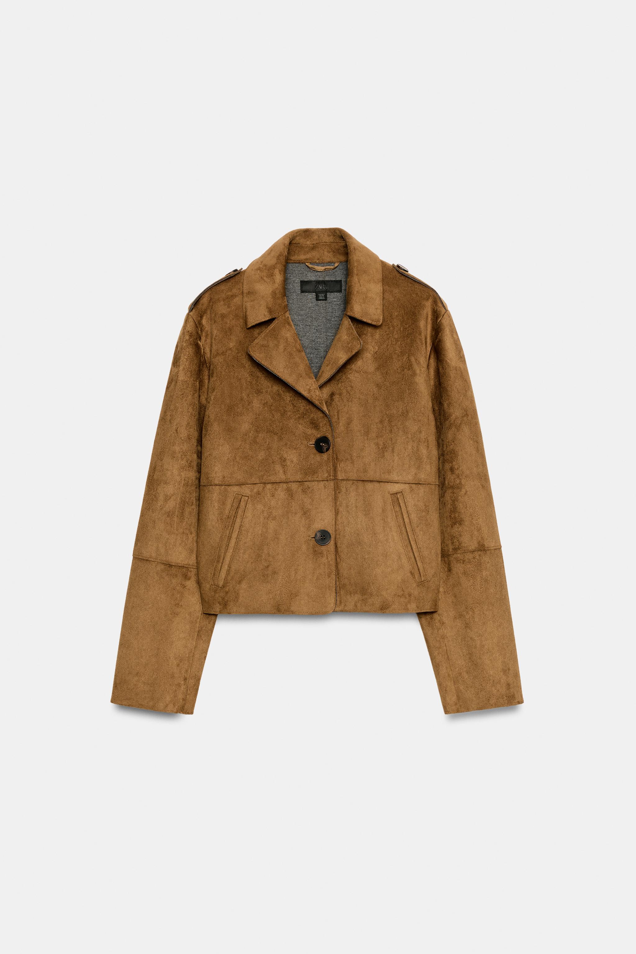 FAUX SUEDE JACKET