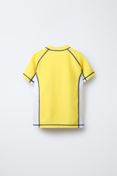 ZARA X BODY GLOVE ® SWIM T-SHIRT - Yellow by Zara - Image 1