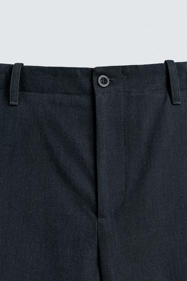 LYOCELL-COTTON BALLOON FIT TROUSERS - Mid-blue by Zara - Image 8