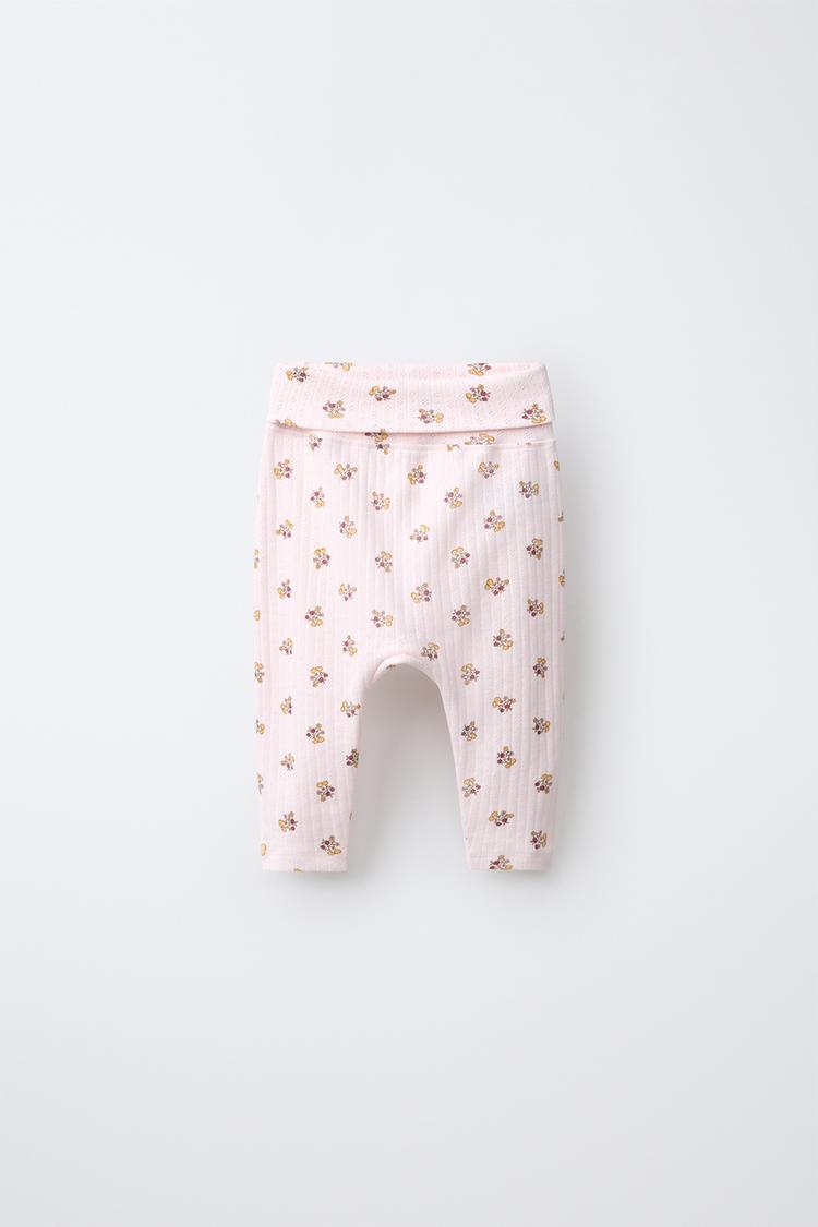 Conjunto de chaqueta, body y leggins de estampado floral 5
