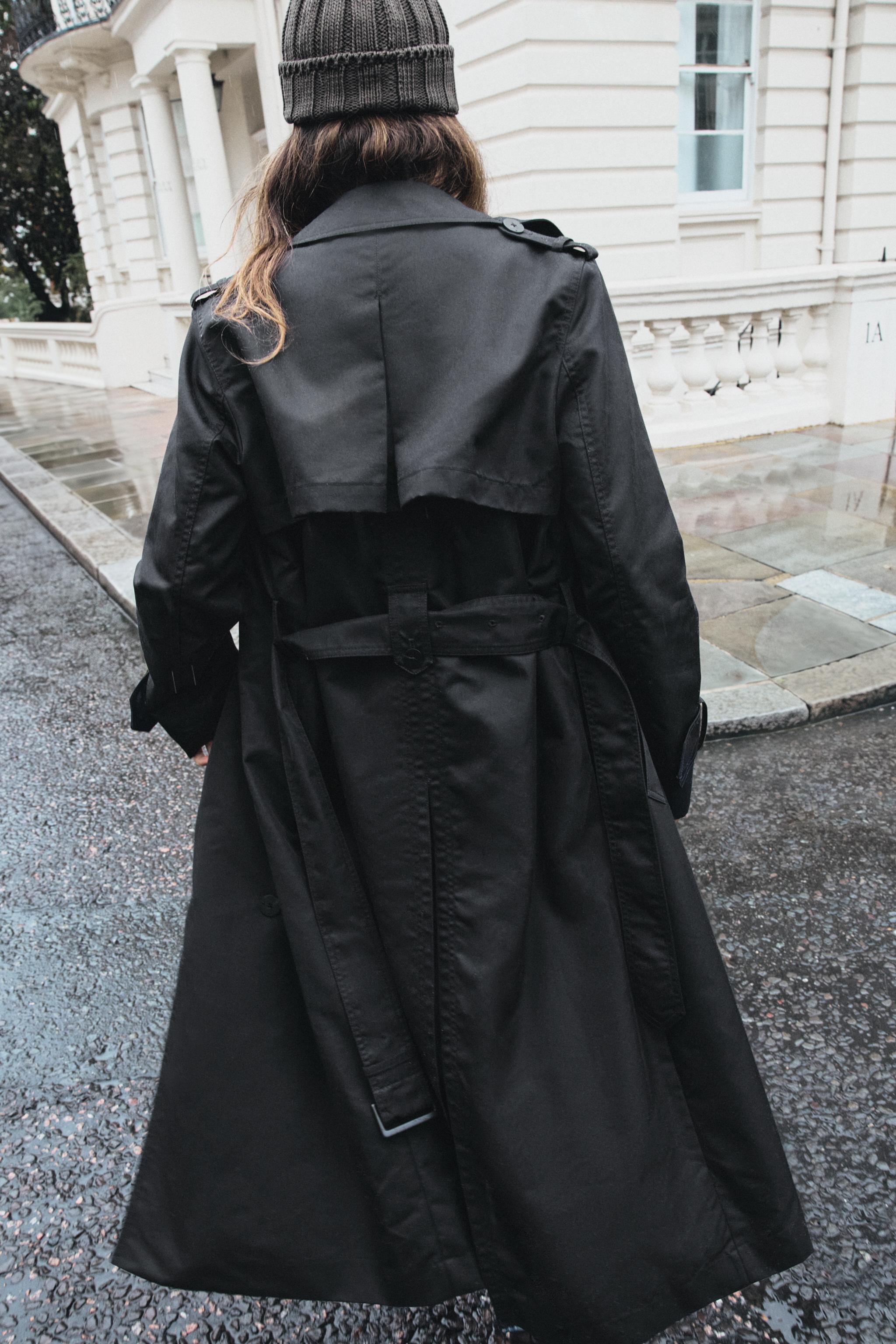 WATER-REPELLENT BELTED TRENCH COAT ZW COLLECTION