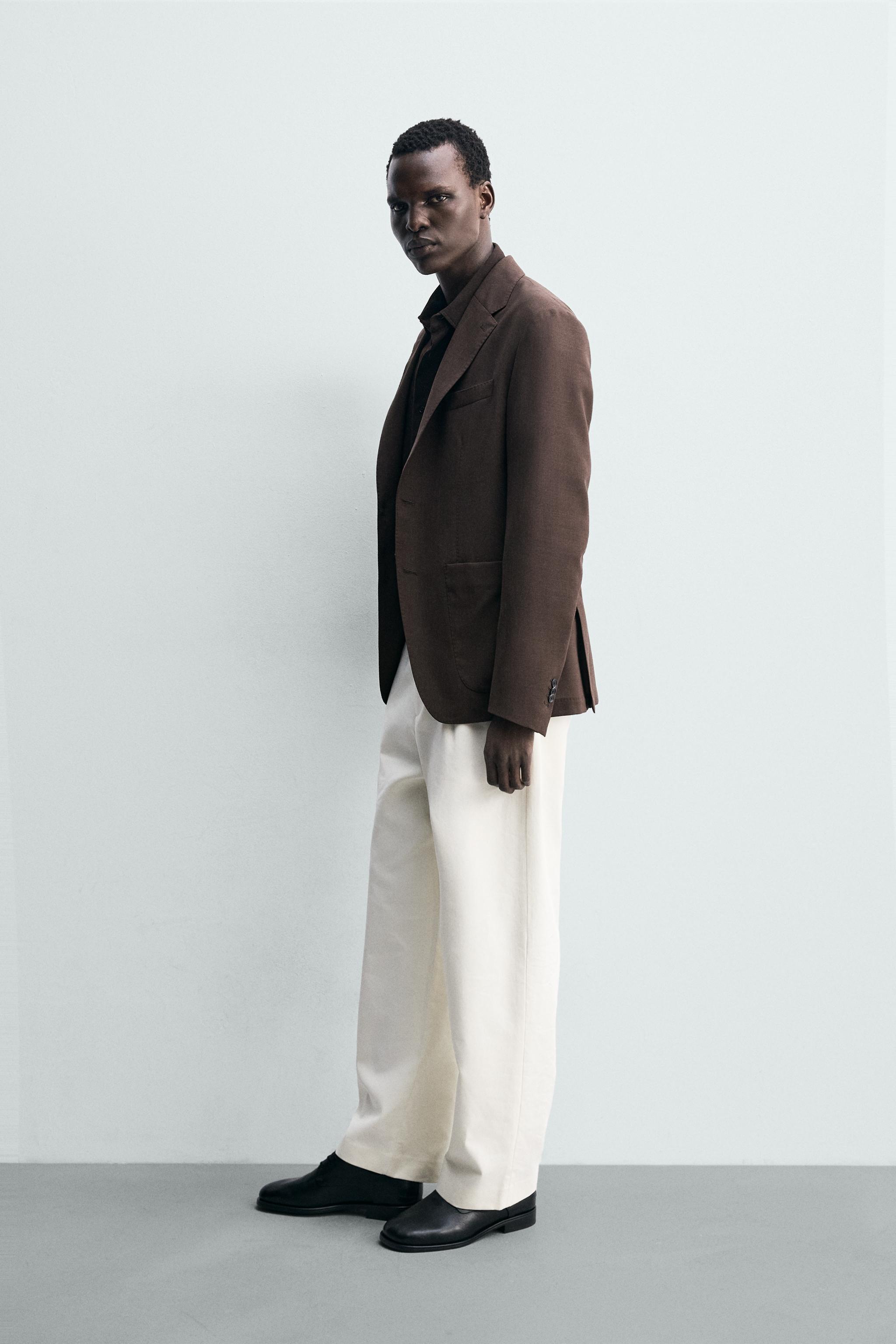 REGULAR FIT 100% WOOL BLAZER