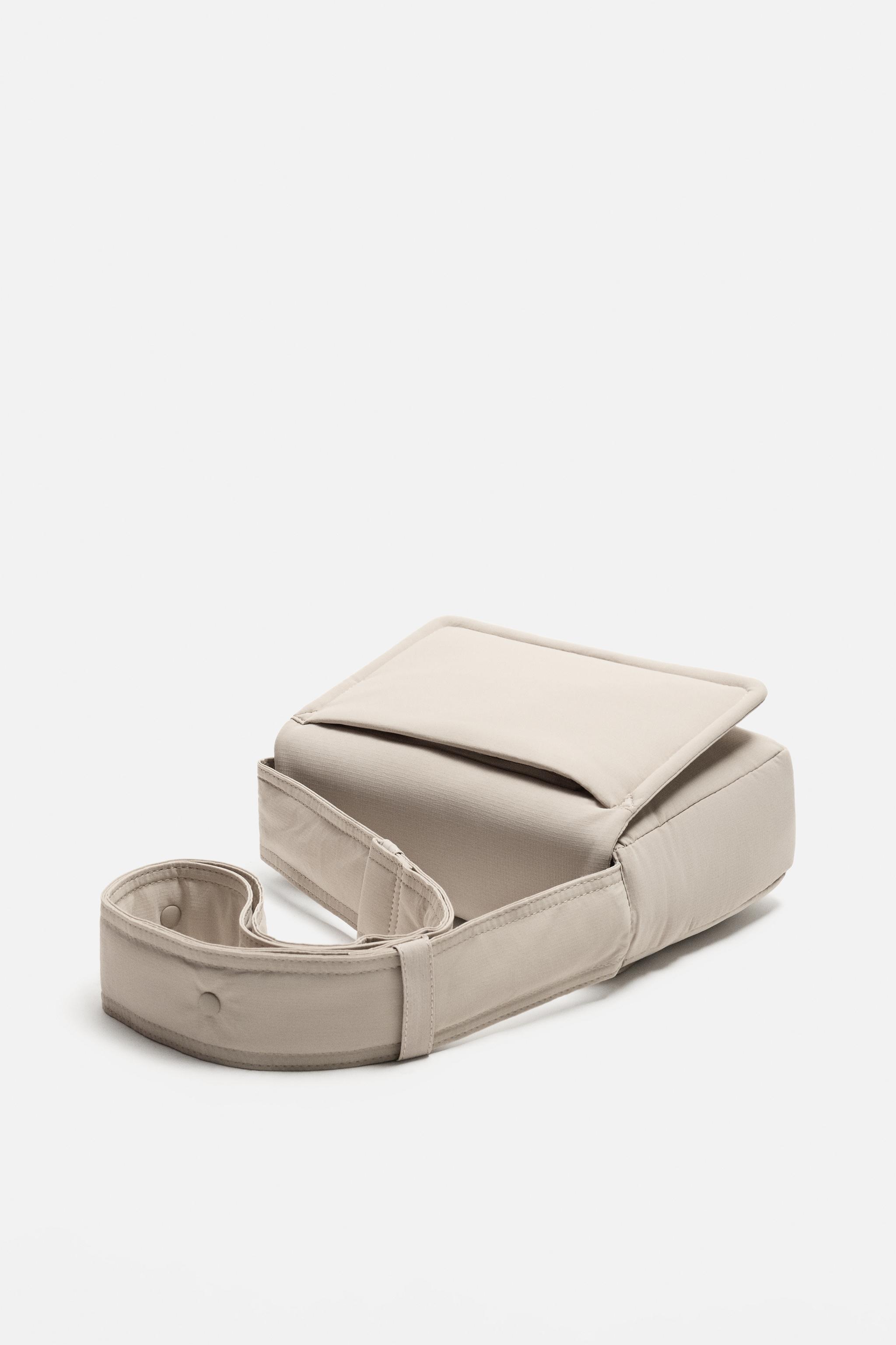 ナイロンクロスボディバッグ フラップ - ボーンホワイト | ZARA