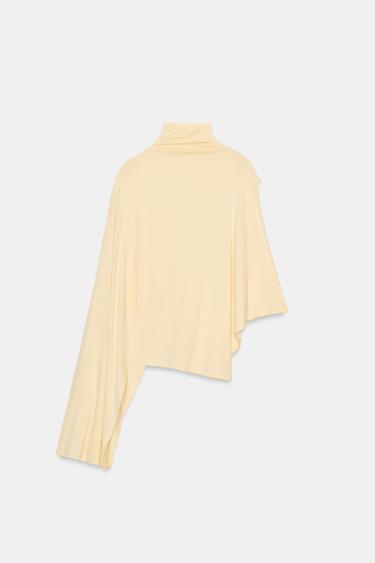 ASYMMETRIC FLOWING TOP - Butter by Zara - Image 4