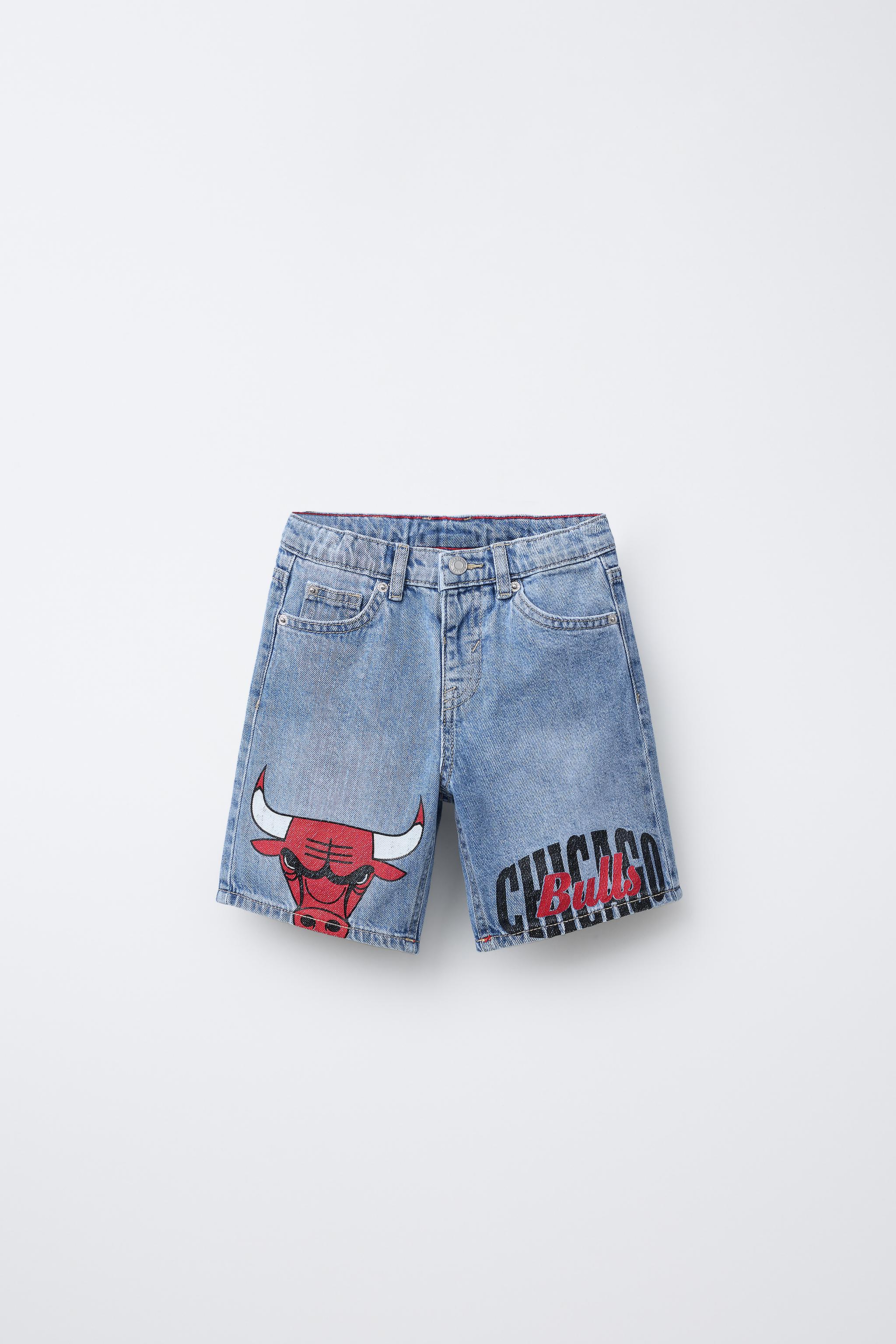 Celana Short Bulls Mitchell And Ness CELANA BERMUDA DENIM CHICAGO