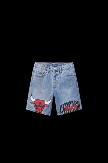 BERMUDA DENIM CHICAGO BULLS NBA - Azul claro de Zara - Imagen 0