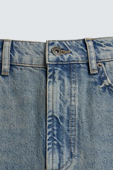 JEAN DROIT COUPE CHEVILLE - Bleu moyen de Zara - Image 9