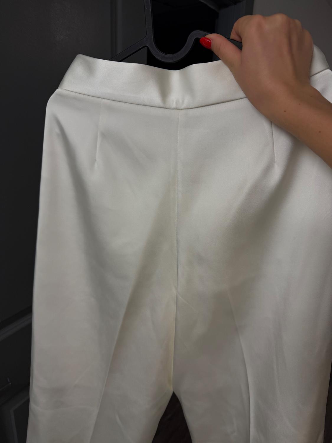 PANTALÓN SATINADO TIRO ALTO PLIEGUES - Image 5