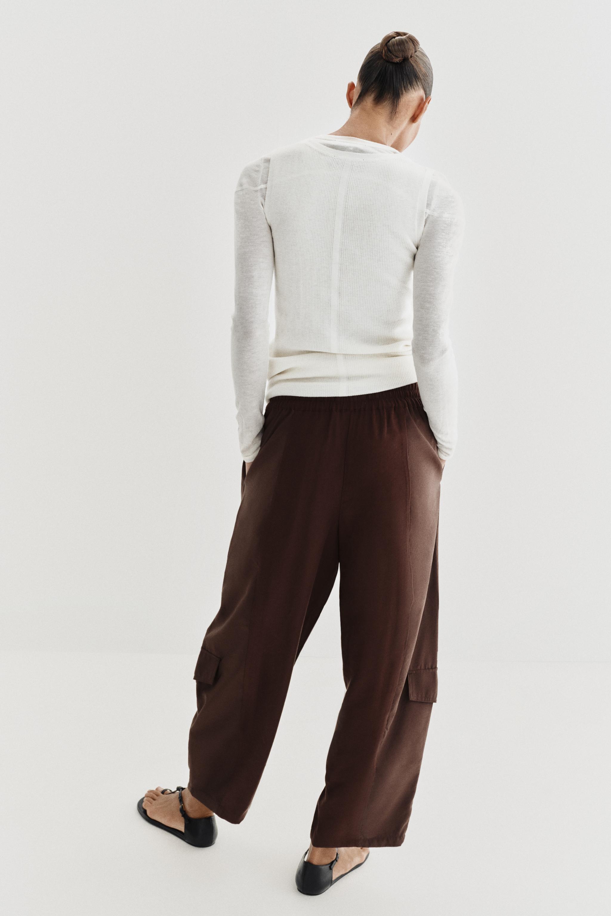 PANTALON BARREL BIMATIÈRE