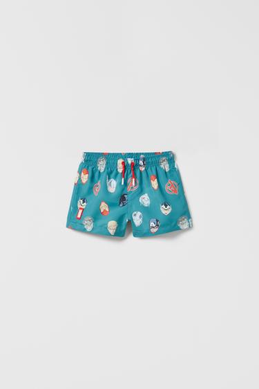 KIDS/ BERMUDA BAÑO AVENGERS © MARVEL - Verdoso de Zara