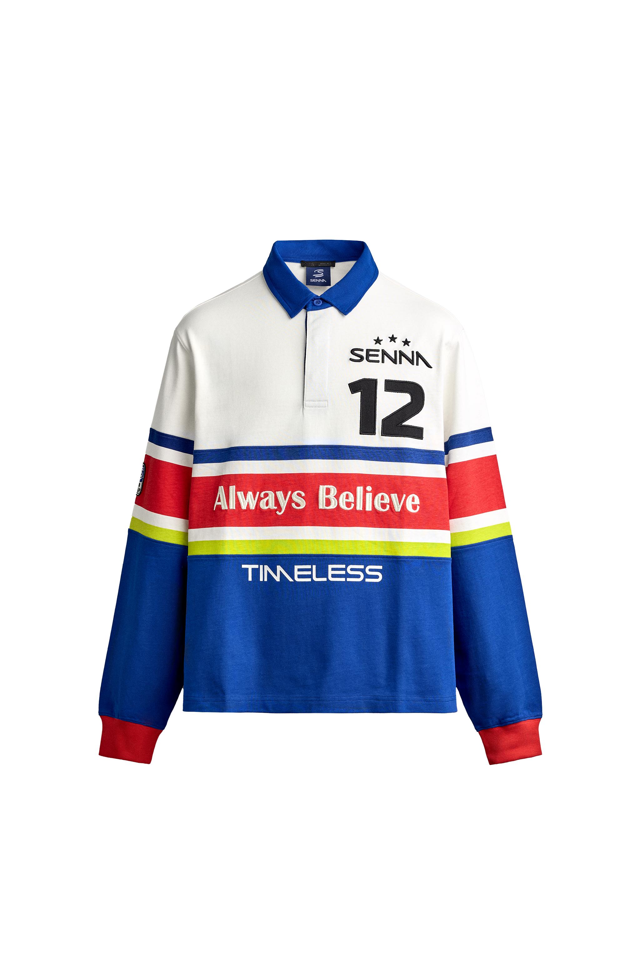 POLO BANDAS GRÁFICOS AYRTON SENNA © SENNA BRANDS