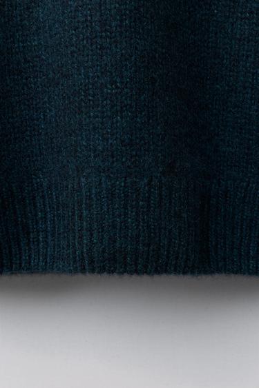 PULL 100 % CACHEMIRE - bleu/noir de Zara - Image 5