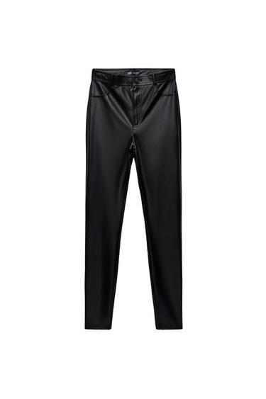 FAUX LEATHER LEGGINGS
