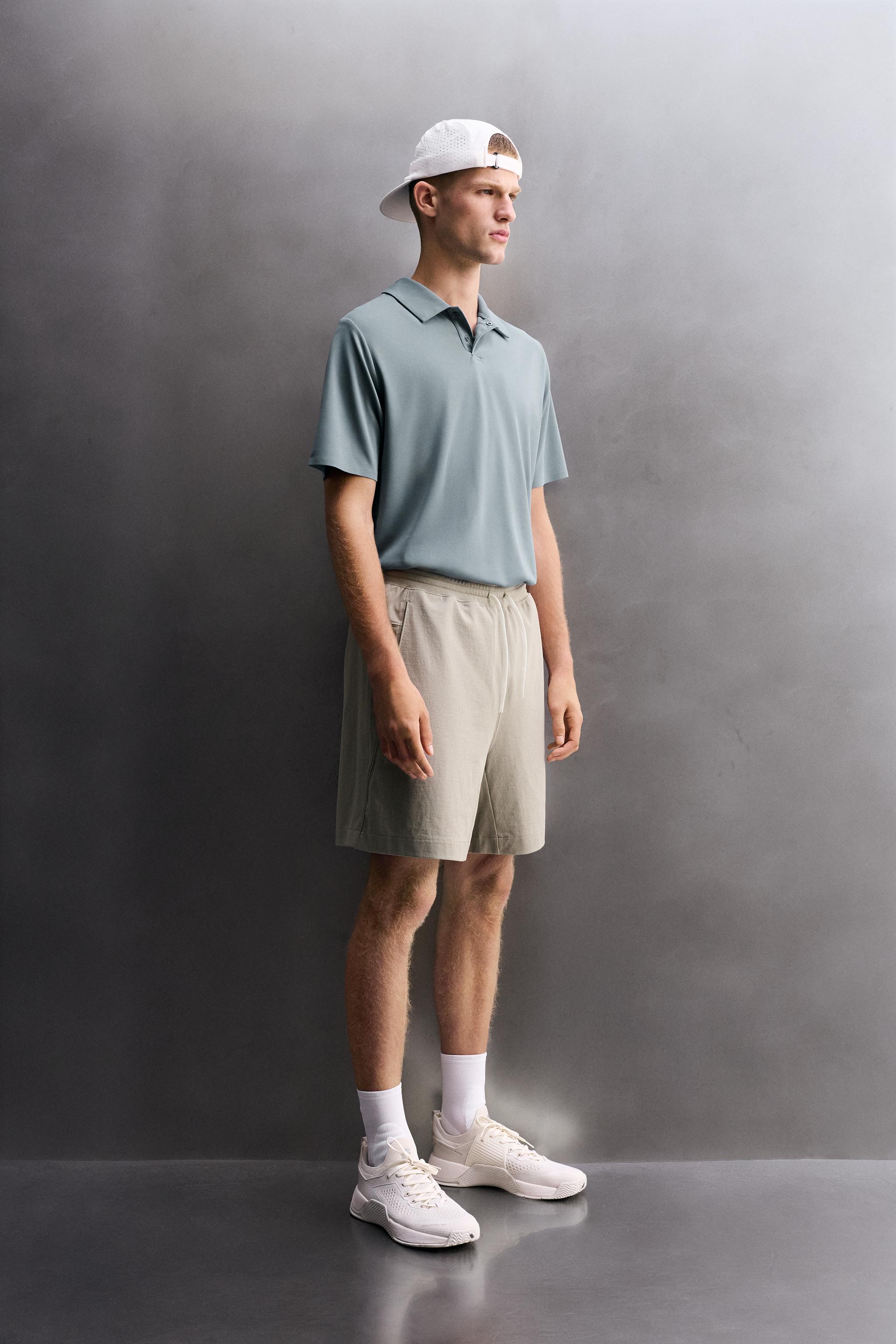 Мужские шорты Zara 9" COTTON BLEND TRAINING SHORTS — фото 4